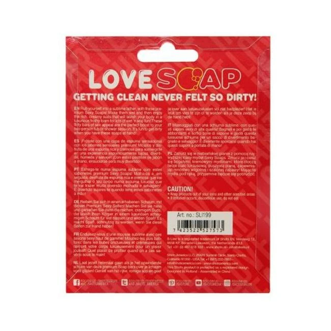 S-line Heart Soap - Love Heart - Rose Scented - What Stands Out