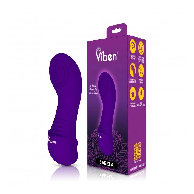 Sabela Violet Intense Mini G-spot Vibe - Vibration Modes