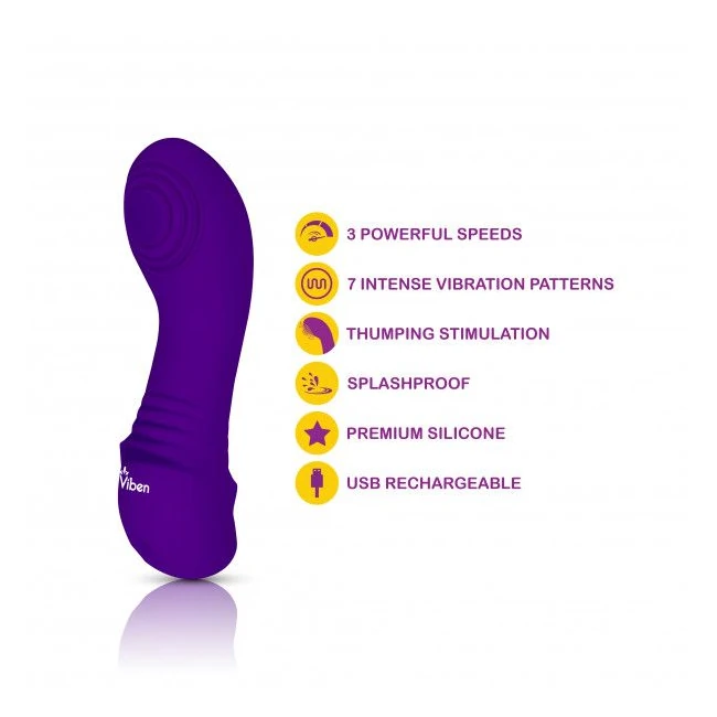 Sabela Violet Intense Mini G-spot Vibe - Power & Performance