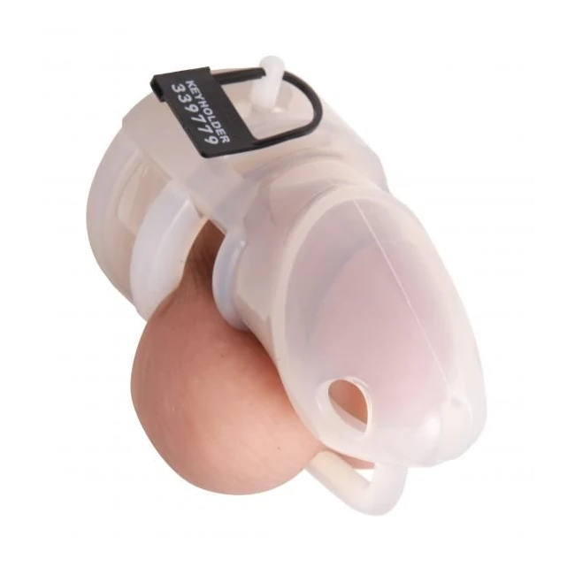 Sado Chamber Silicone Male Chastity Device - Key Details