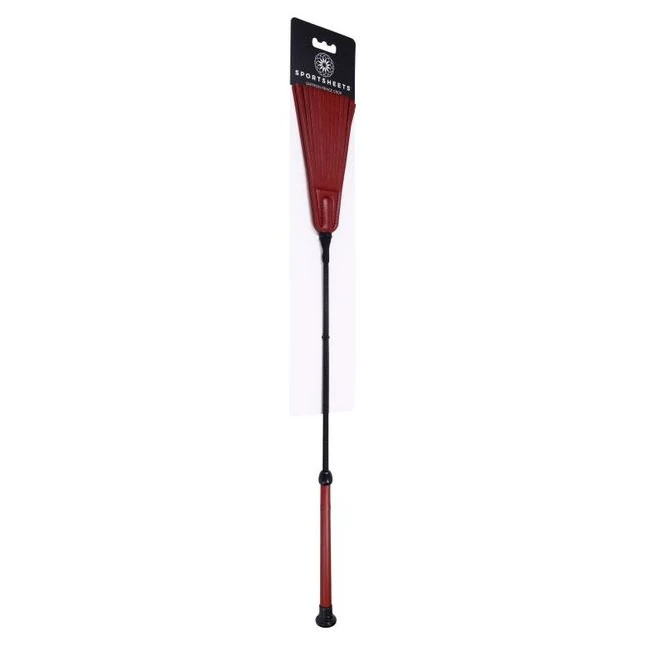 Saffron Crop - Silicone Shaft, Braided Core, and Faux Leather Head