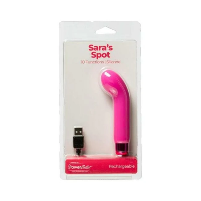 Sara's Spot Rechargeable Bullet with Removable G-spot Sleeve - Experience Sara's Spot: Compact G-Spot Stimulation