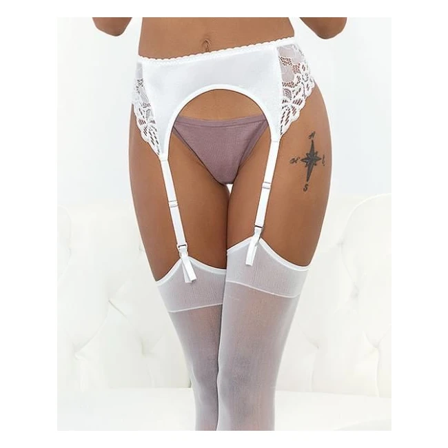 Satin & Lace Garterbelt White Md - What Is the Satin & Lace Garterbelt White Md?
