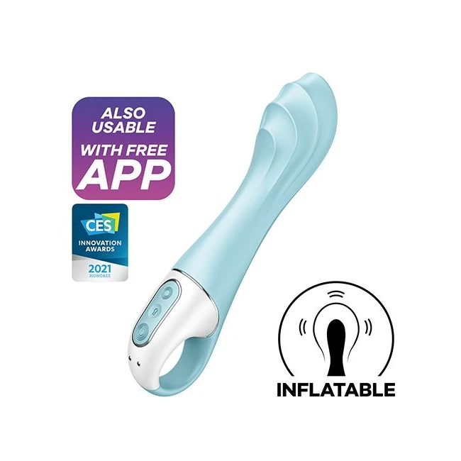 Satisfyer Air Pump Vibrator 5+ Blue - Vibration Modes and Patterns