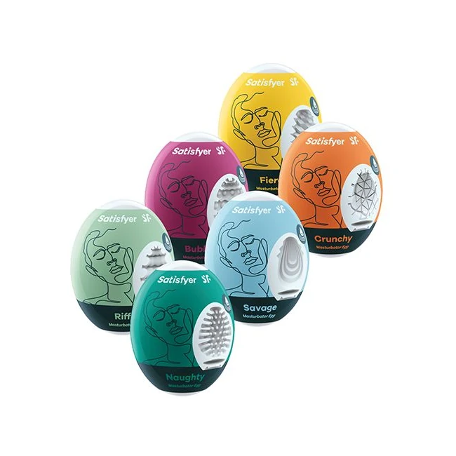 Satisfyer Masturbator Eggset - Internal Texture and Sensation