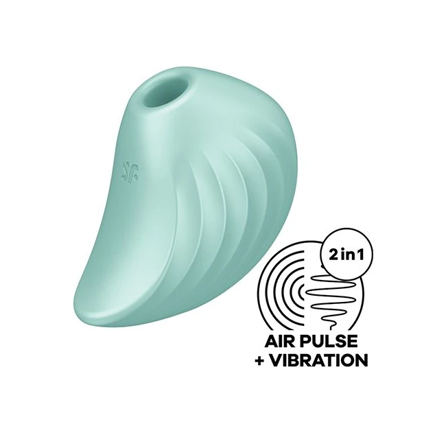 Satisfyer Pearl Diver Mint - Vibration Modes and Pressure Wave Technology