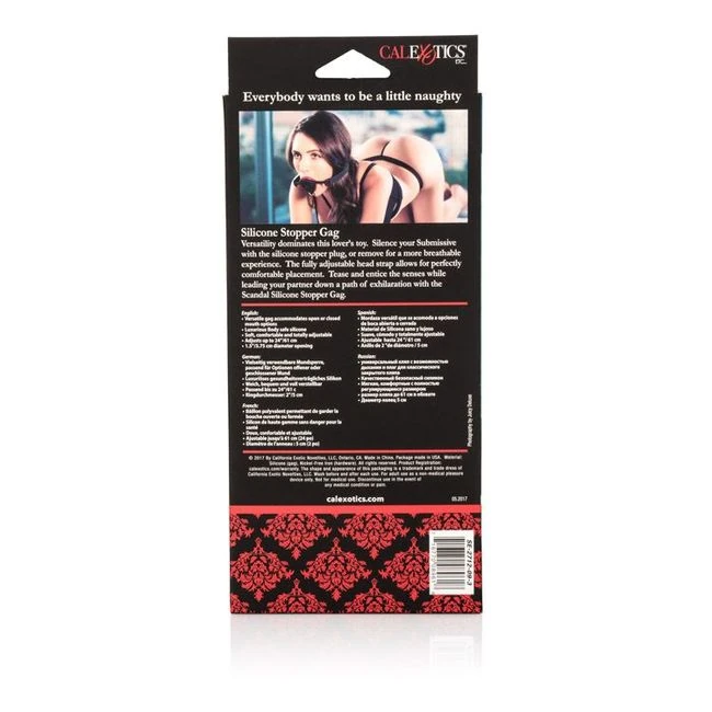 Scandal Silicone Stopper Gag - Comfort & Fit