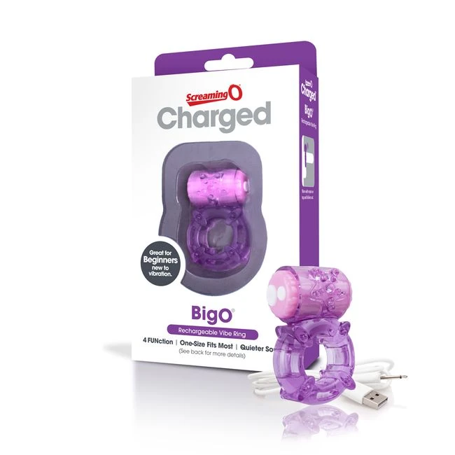Screaming O Charged Big O Cock Ring - Vibration Modes