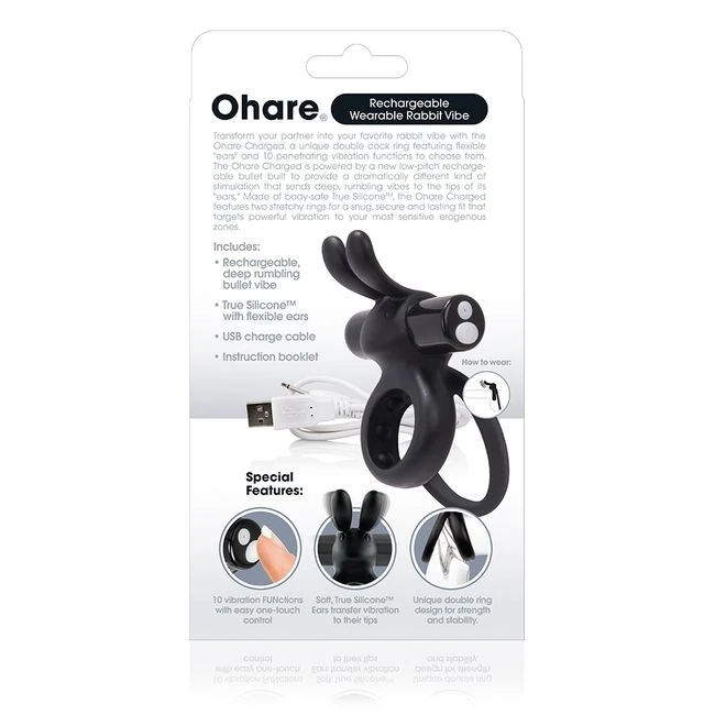 Screaming O Charged Ohare Vooom Mini Vibe Black - Design & Additional Features