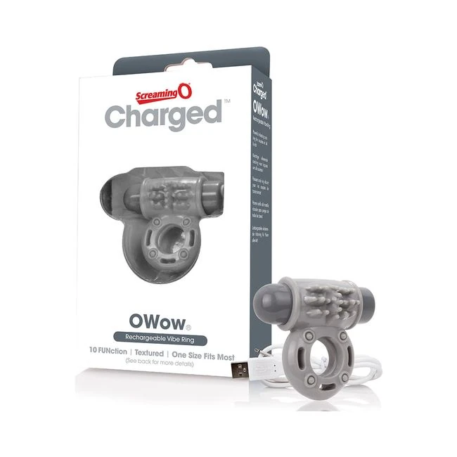 Screaming O Charged Owow Vooom Vibrating Cock Ring - Fabric & Feel