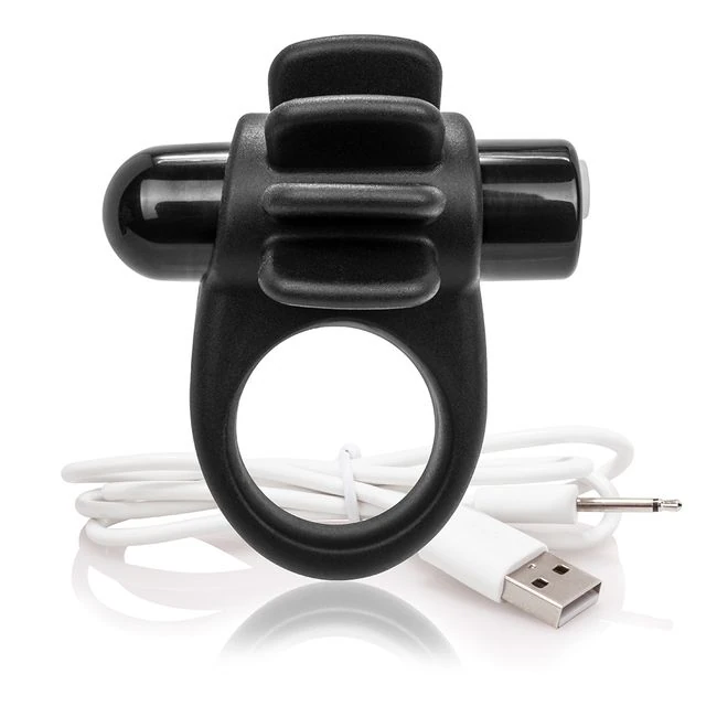 Screaming O Charged Skooch Vooom Mini Vibe Black - Vibration Modes