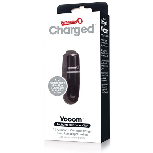 Screaming O Charged Vooom Rechargeable Bullet Vibe - Vibration Modes