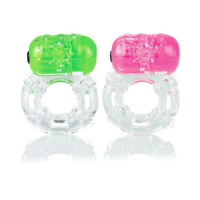 Screaming O Color Pop Big O Pink Vibrating Ring - Fabric & Feel