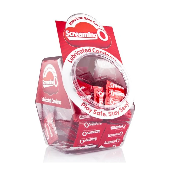 Screaming O Condom Bowl 144pcs - Formula & Feel