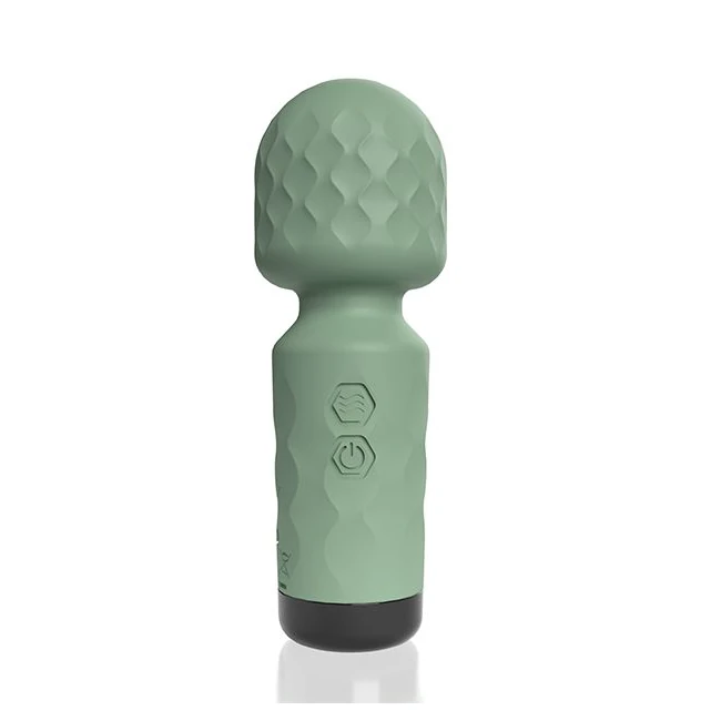 Screaming O Cuties Winny Vibrating Mini Wand Sage Green - How It Feels