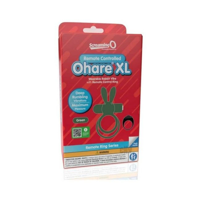 Screaming O Ohare Remote Controlled Vibrating Ring - - Fabric & Feel