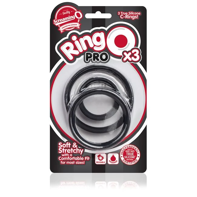 Screaming O Ring O Pro X 3 - Wide, Stretchy True Silicone Bands