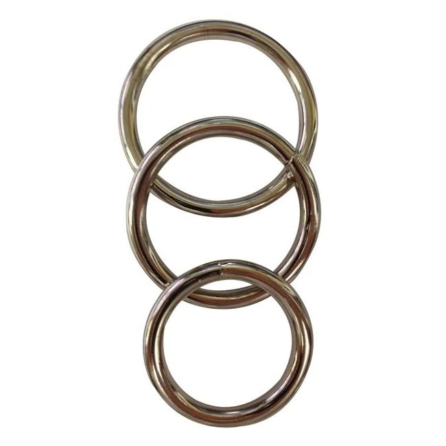 Seamless Metal O Ring 3 Pack 1.5/ 1.75" / 2" " - Overview