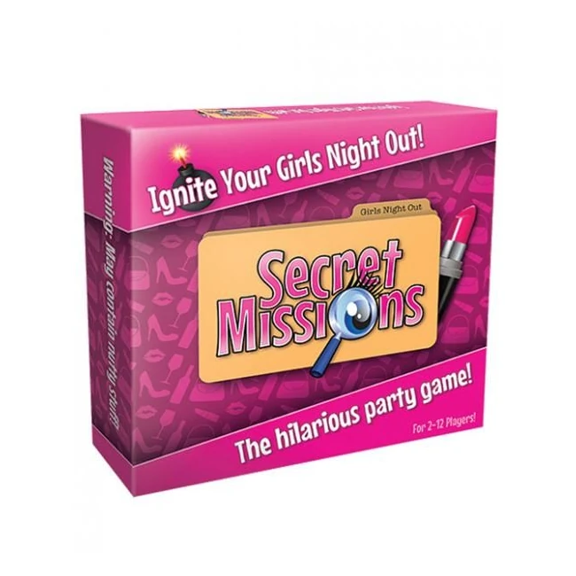 Secret Missions Girls Night Out Party Game - Overview