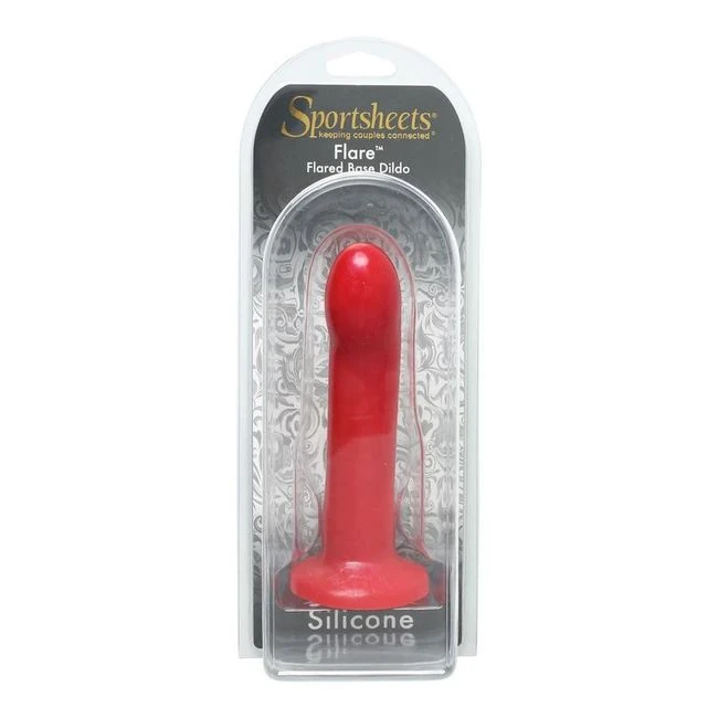 Sedeux Inflarein Silicone Dildo Red Pearl - Safe & Easy to Clean