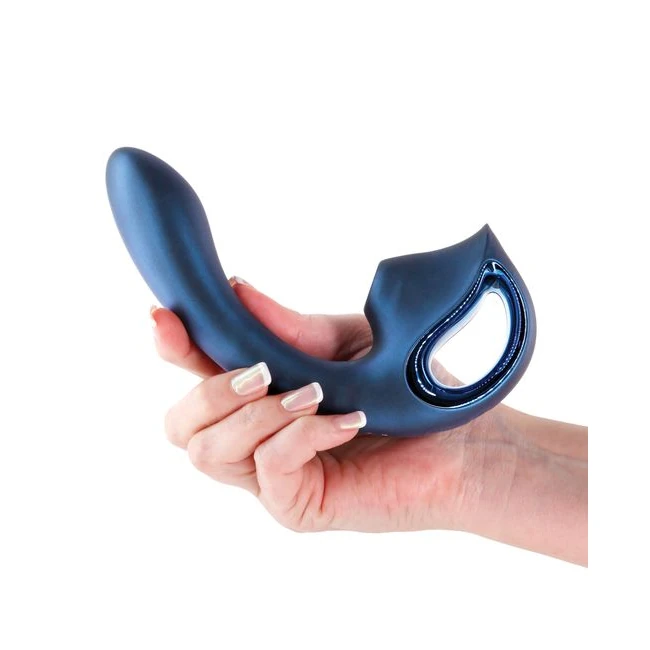 Seduction Kaia Metallic Blue - Material Feel and Finish