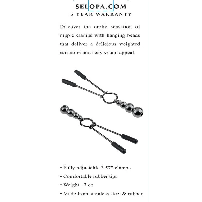 Selopa Beaded Nipple Clamps - Build & Quality
