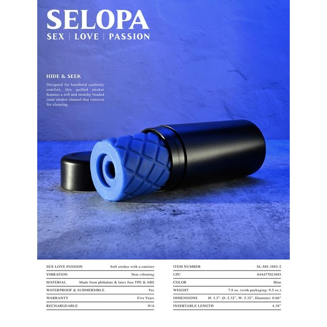 Selopa Hide & Seek - Quilted Grip, Waterproof Body and What Comes With It