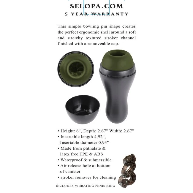 Selopa Kingpin - Stretchy Textured Channel Fits Snugly