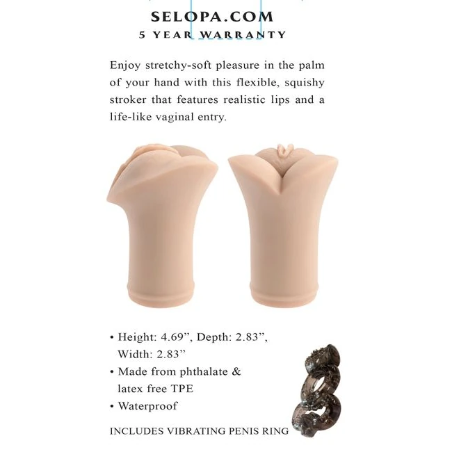 Selopa Pocket Pleaser - Hand Operated, Quiet and Fully Waterproof