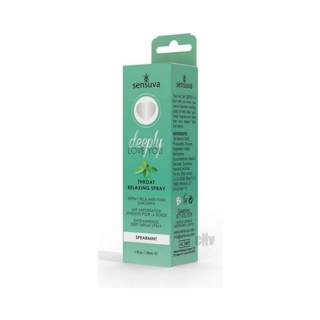 Sensuva Deeply Love You Throat Relaxing Spray Chocolate Coconut - Overview