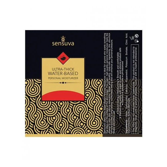 Sensuva Ultra Thick Water Based Moisturizer - Formula & Feel