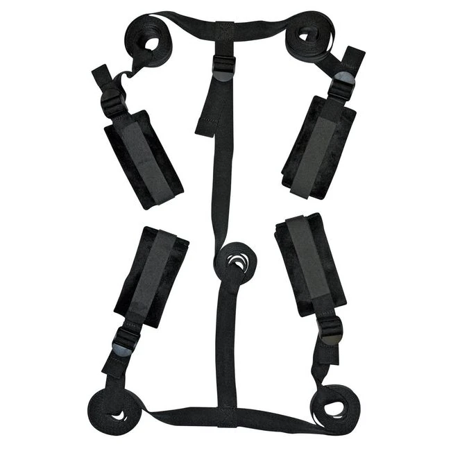 Sex & Mischief Bed Bondage Restraint Kit - Hardware & Fasteners