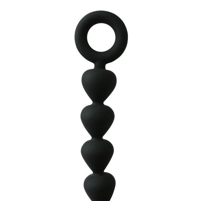Sex & Mischief Black Silicone Anal Beads - Material & Safety