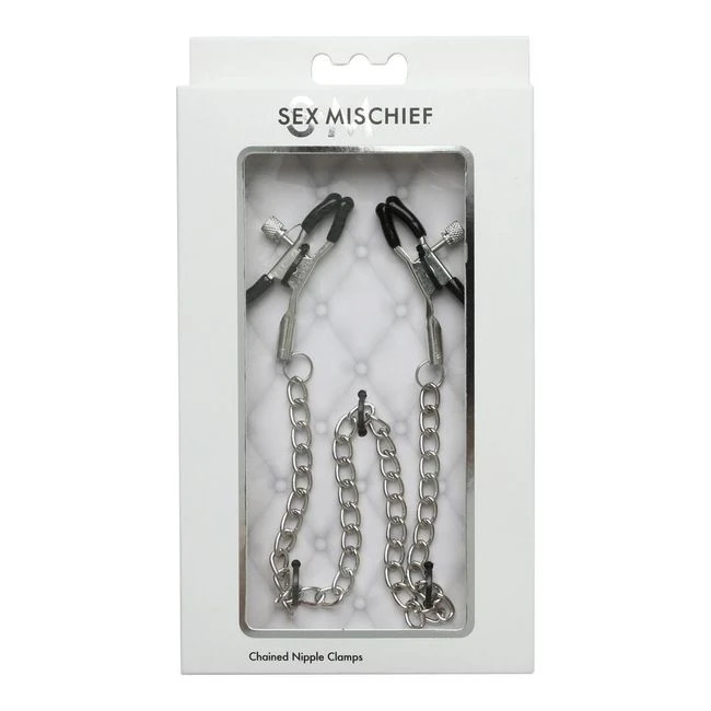 Sex & Mischief Chained Nipple Clamps - Specifications and Materials