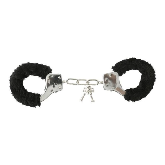 Sex & Mischief Furry Handcuffs Black - Specifications