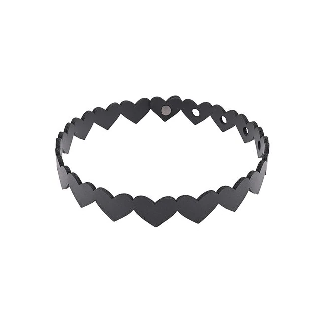 Sex & Mischief Heart Day Collar - Hardware & Fasteners