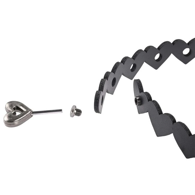 Sex & Mischief Heart Day Collar - Additional Details