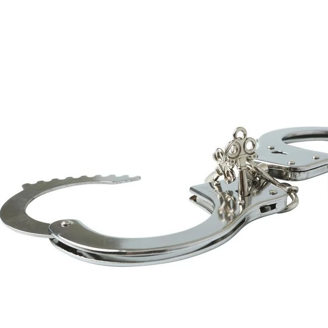 Sex & Mischief Metal Handcuffs Nickel Free - Hardware & Fasteners