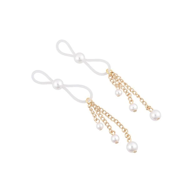 Sex & Mischief Pearl Nipple Ties - Hardware & Fasteners