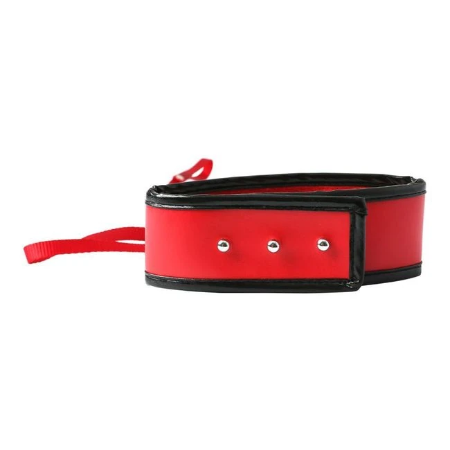 Sex & Mischief Red Leash & Collar - Hardware & Fasteners