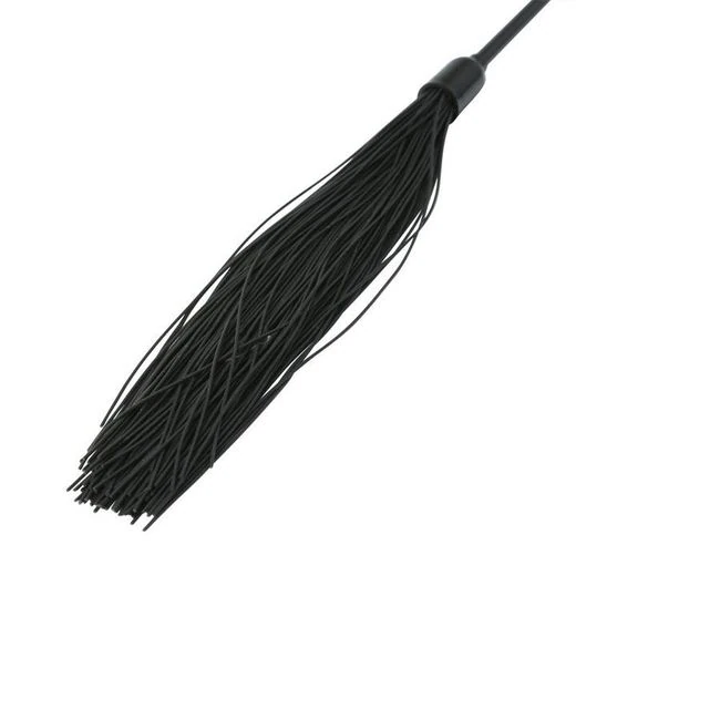 Sex & Mischief Rubber Tickler - Black or Red