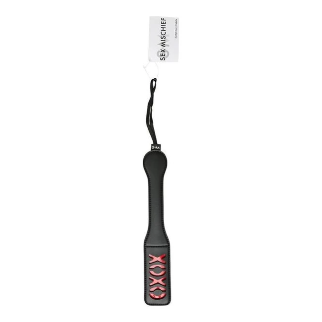 Sex & Mischief Xoxo Paddle - Nickel-Free Hardware and a Nylon Cord