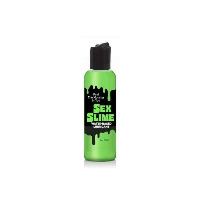 Sex Slime Green Lube - Water-Based Gel in Bold Green