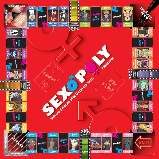 Sexopoly Game - Two Players or a Full Table