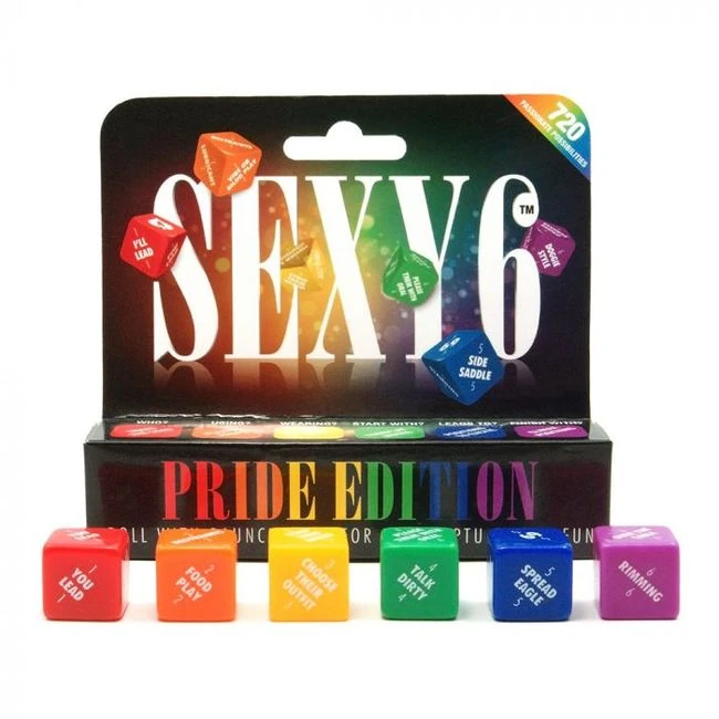 Sexy 6 Dice - Six dice that combine into 720 scenarios for two people