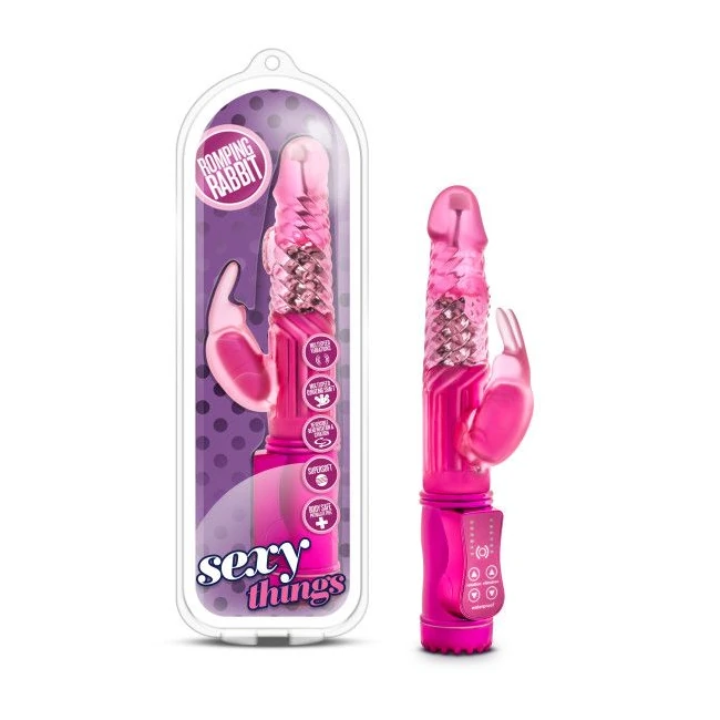 Sexy Things Romping Rabbit Fuchsia - Vibration Modes