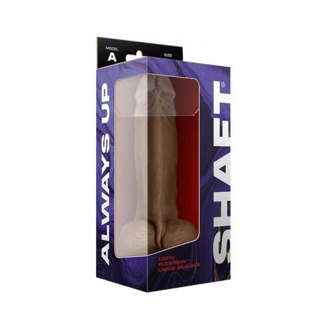 Shaft Model A Liquid Silicone Dong With Balls 9.5 In. - Material Feel