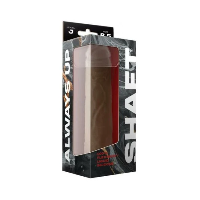 Shaft Model J Liquid Silicone Dong. Oak - Shape & Texture