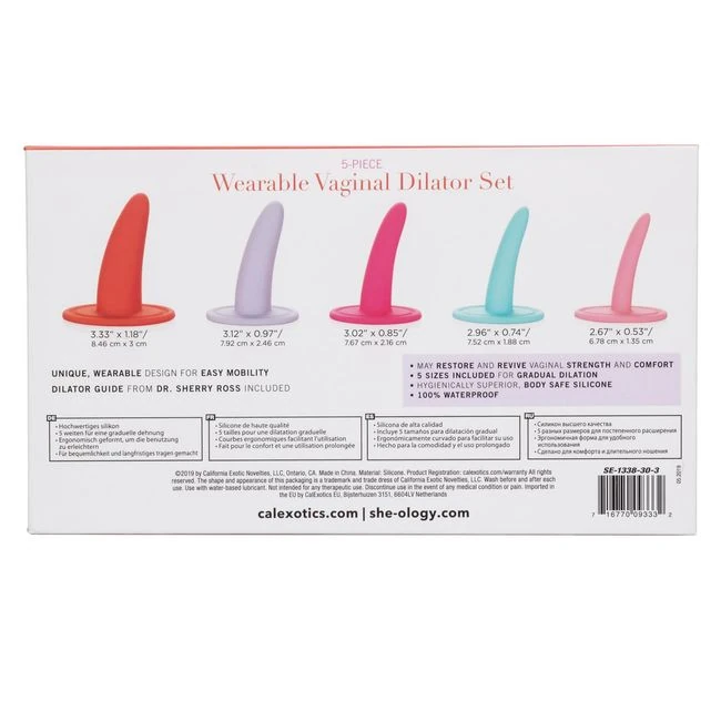 She-ology 5pc Vaginal Dilator Set - Key Details