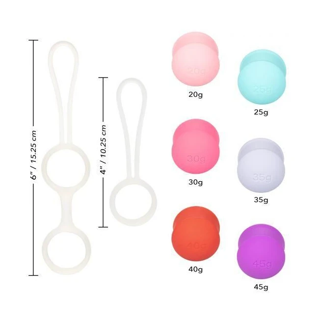 She-ology Interchangeable Weighted Kegel Set - Formula & Feel